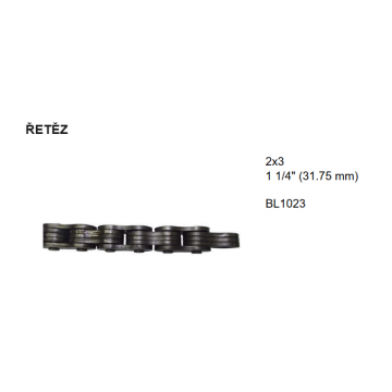 ŘETĚZ 2x3, 1 1/4" (31,75...