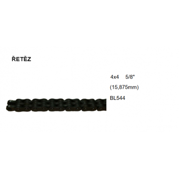 ŘETĚZ 4x4 5/8" (15,875mm)...