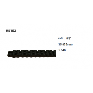 ŘETĚZ 4x6 5/8" (15,875mm)...