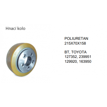 Hnací kolo BT,TOYOTA...