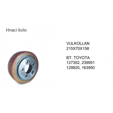 Hnací kolo BT,TOYOTA...