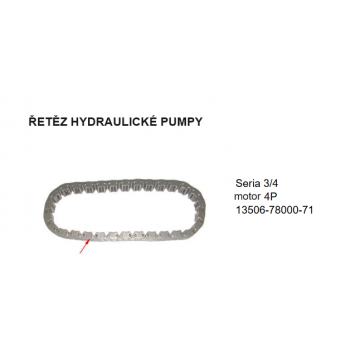 ŘETĚZ HYDRAULICKÉ PUMPY...