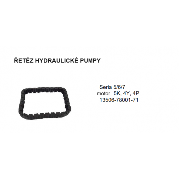 ŘETĚZ HYDRAULICKÉ PUMPY...