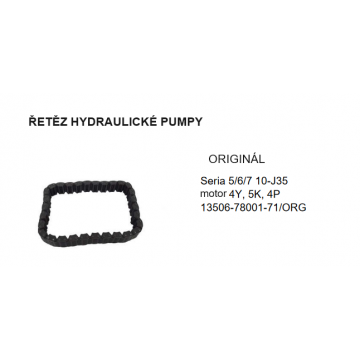 ŘETĚZ HYDRAULICKÉ PUMPY...