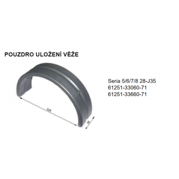 POUZDRO ULOŽENÍ VĚŽE řada...