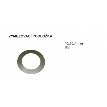 VYMEZOVACÍ PODLOŽKA 40x60x1...