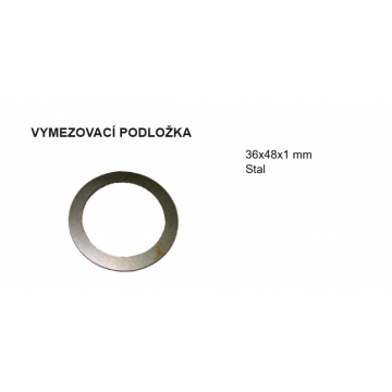 VYMEZOVACÍ PODLOŽKA 36x48x1...