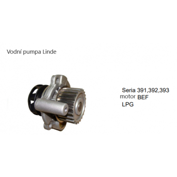 Vodní pumpa Linde série...