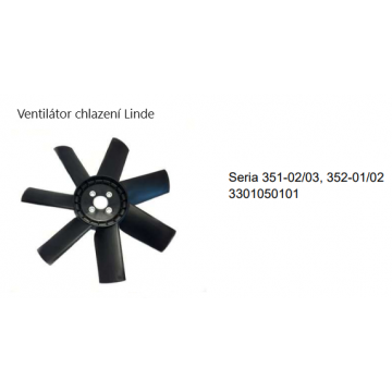 Ventilátor chlazení Linde ,...