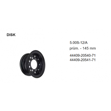 DISK 5.00S-12-A prům. - 145...