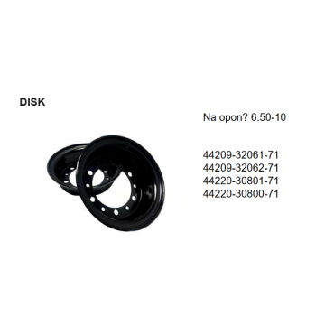 DISK 6.50-10,...