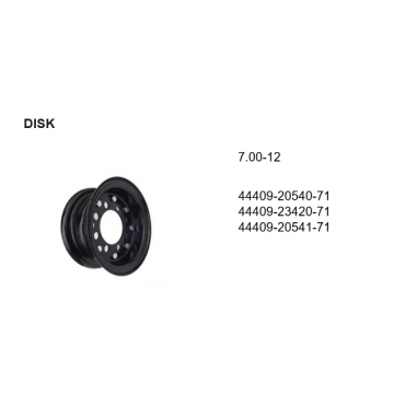 DISK 7.00-12,...