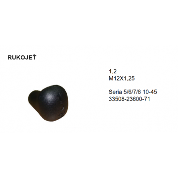 RUKOJEŤ 1,2 M12X1,25 série...